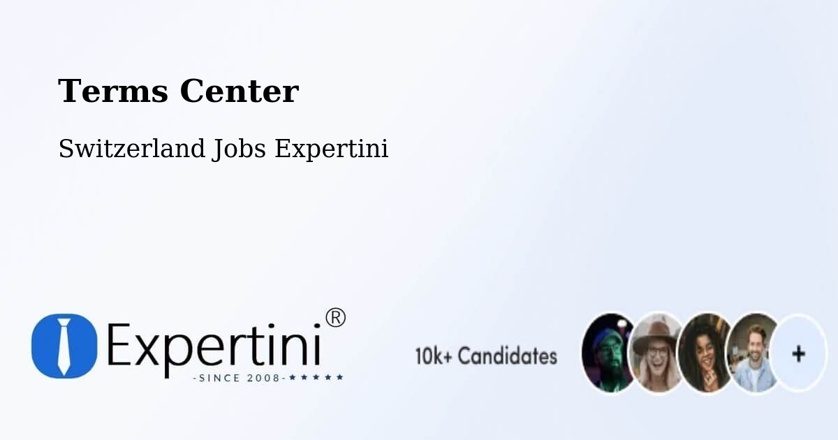 Terms of Service – Melide - Switzerland Jobs Expertini