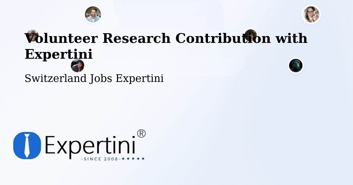 Volunteer Research Contribution Program – Melide - Switzerland Jobs Expertini